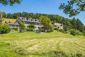 Sicht auf den herzberg im Sommer
